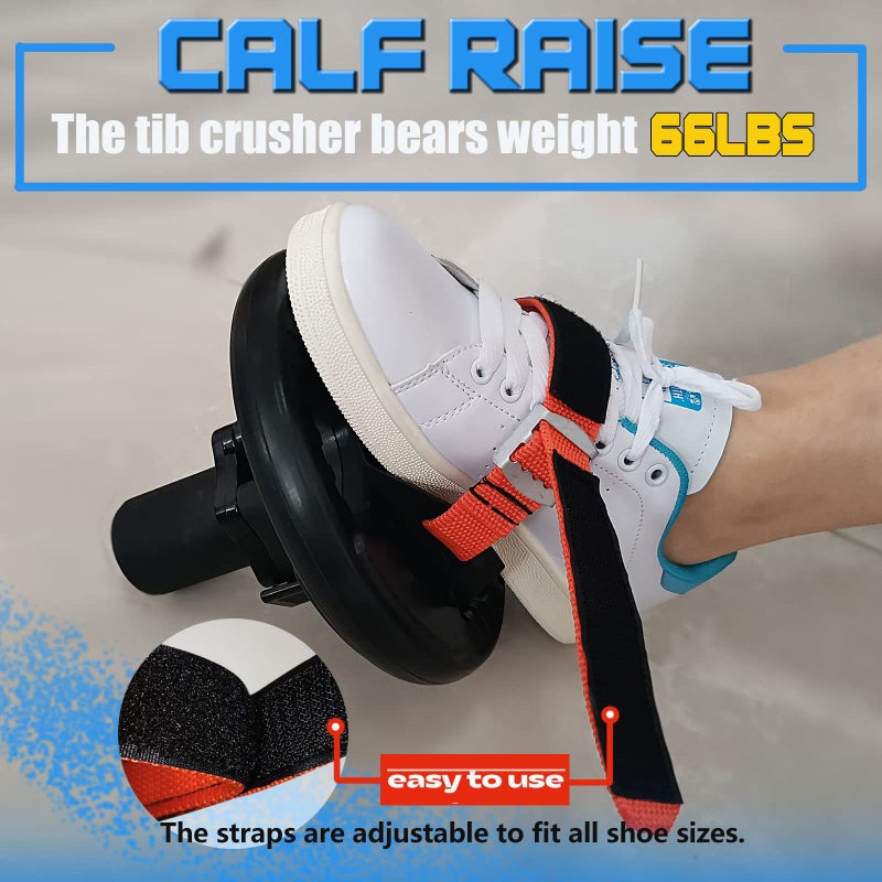 BLUSLM Tib Bar for Leg Strength Training  Biceps Femoris Muscle Exercise Equipment Tibia Dorsi Calf Machine  Tibialis Bar Leg Machine Tibialis Trainer (S-FOOT BAR) - Image 5